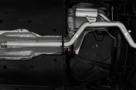 MBRP S4615304 - 2022-Up Volkswagen Jetta GLI 2.0 TSI T304 Stainless Steel 3 Inch Cat-Back 2.5 Inch Dual Split Rear Street Profile MBRP 2