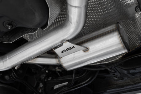 MBRP S46153CF - 2022-Up Volkswagen Jetta GLI 2.0 TSI T304 Stainless Steel 3 Inch Cat-Back 2.5 Inch Dual Split Rear with Carbon Fiber Tips Street Profile MBRP 4