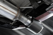 MBRP S46183CF Armor Pro T304SS Cat-Back 3 Inch 2.5 Inch Dual Split Rear Carbon Fiber Tips