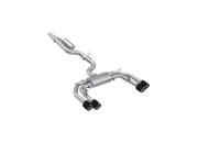 MBRP S46193CF Armor Pro 3 Inch Cat-Back 2.5 Inch Quad Rear Exit Active Exhaust System Carbon Fiber Tips