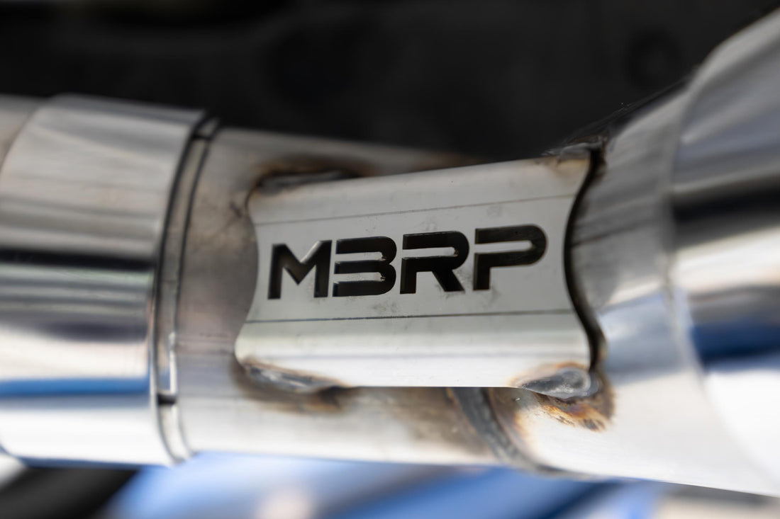 MBRP S46203CF - 2022-Up Audi S3 Armor Pro 3 Inch Cat-Back Exhaust System with Quad Carbon Fiber Tips, Valve Delete MBRP