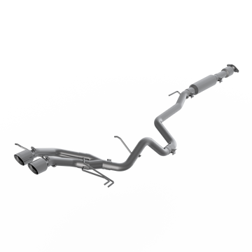MBRP S4703AL - 2.5 Inch Cat Back Exhaust System Dual Exit For 13-18 Hyundai Veloster Turbo Aluminized Steel With Tips MBRP