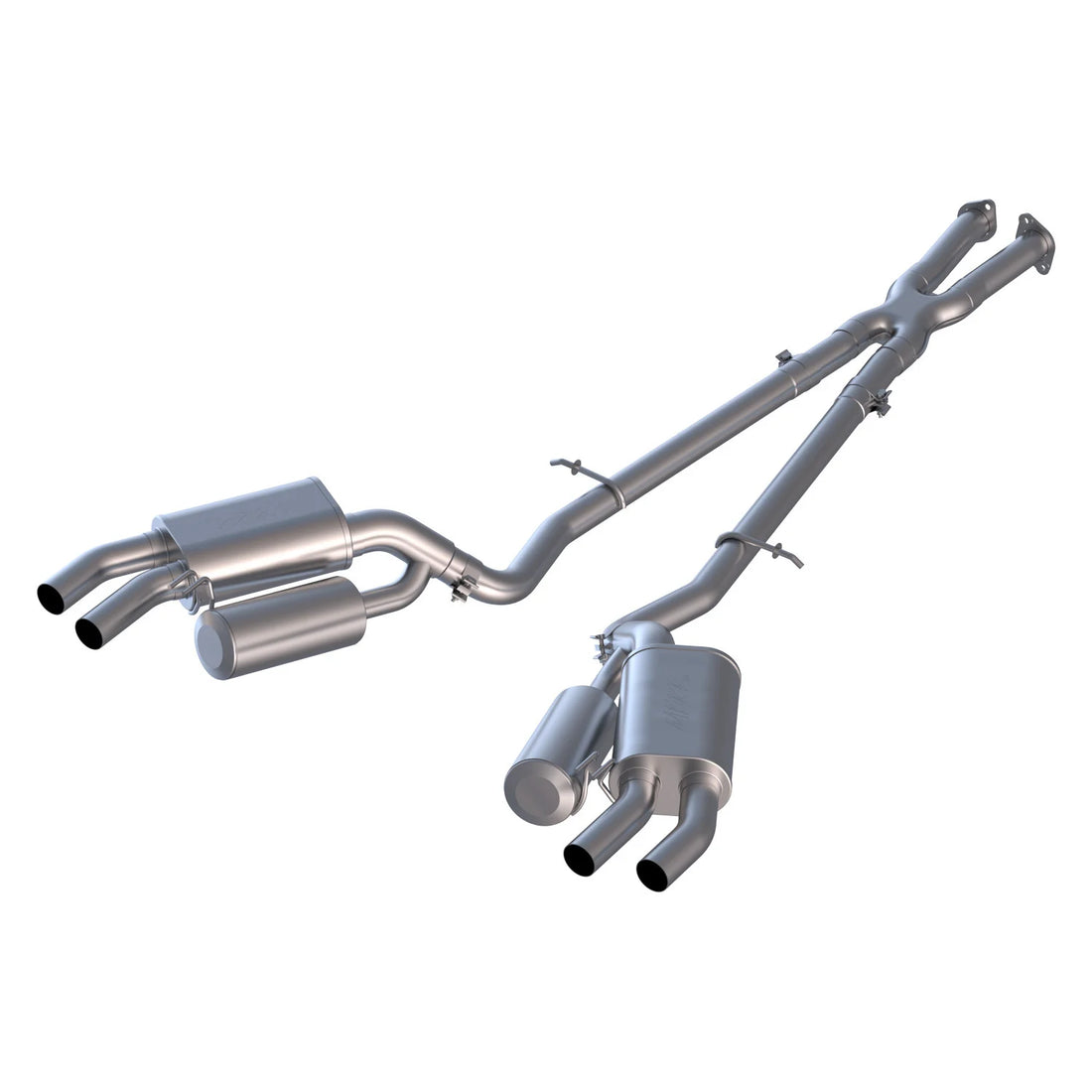 MBRP S4704304 - Kia 2.5 Inch Cat Back Exhaust System Dual Rear Exit For 18-21 Kia Stinger 3.3L RWD/AWD Armor Pro MBRP