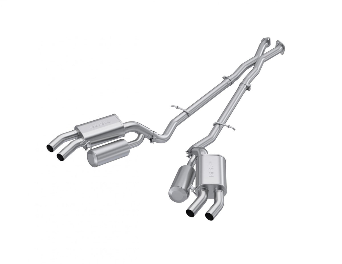 MBRP S4704AL - Kia 2.5 Inch Cat Back Exhaust System Dual Rear Exit For 18-21 Kia Stinger 3.3L RWD/AWD Armor Lite MBRP 1
