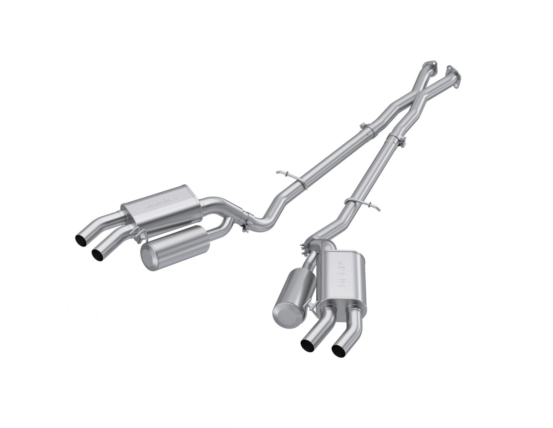 MBRP S4704AL - Kia 2.5 Inch Cat Back Exhaust System Dual Rear Exit For 18-21 Kia Stinger 3.3L RWD/AWD Armor Lite MBRP 1