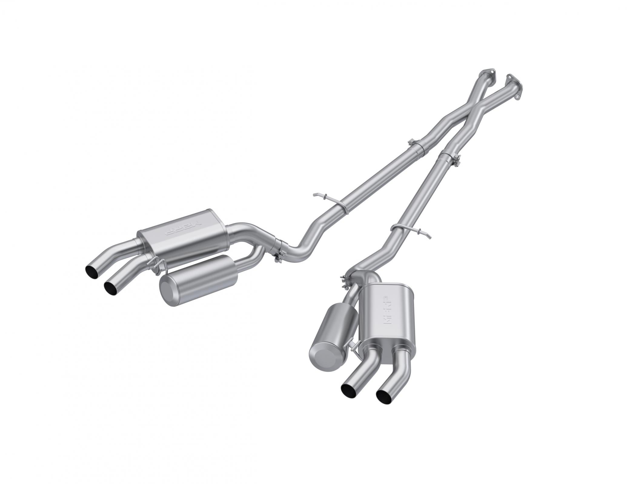 MBRP S4704AL - Kia 2.5 Inch Cat Back Exhaust System Dual Rear Exit For 18-21 Kia Stinger 3.3L RWD/AWD Armor Lite MBRP 1