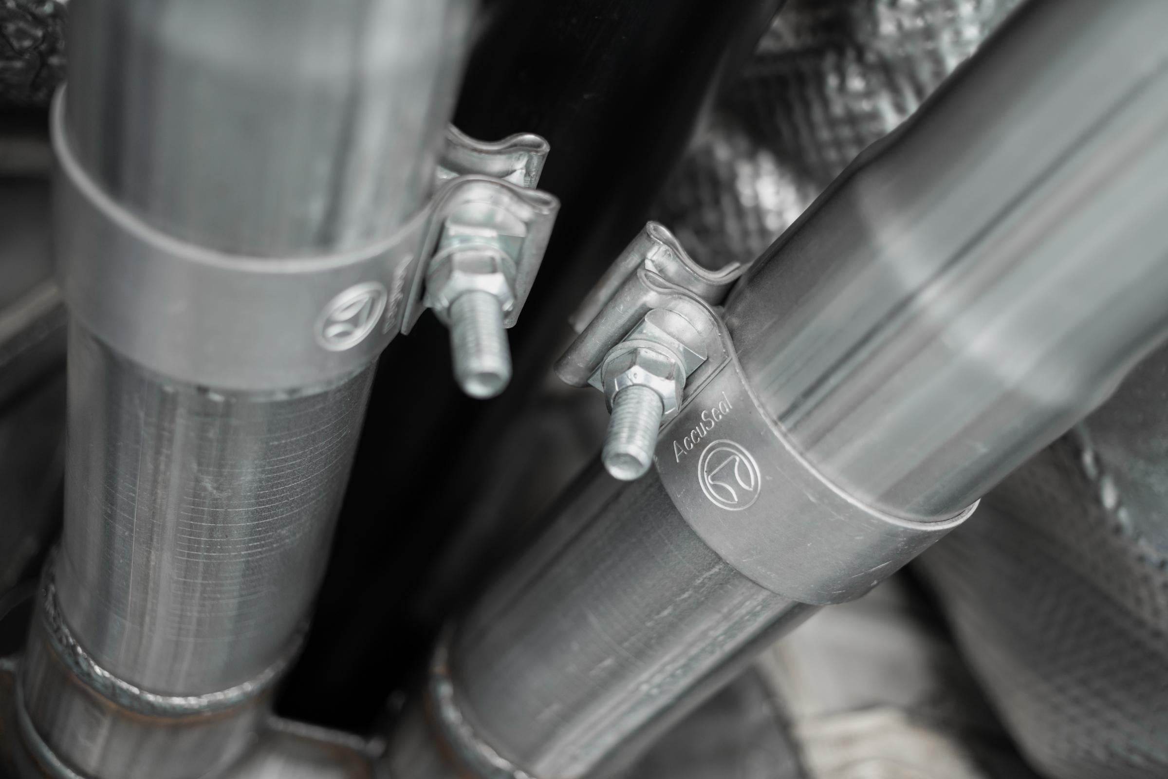 MBRP S4704AL - Kia 2.5 Inch Cat Back Exhaust System Dual Rear Exit For 18-21 Kia Stinger 3.3L RWD/AWD Armor Lite MBRP 4