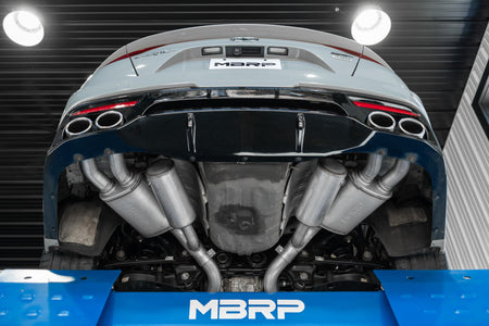 MBRP S4704AL - Kia 2.5 Inch Cat Back Exhaust System Dual Rear Exit For 18-21 Kia Stinger 3.3L RWD/AWD Armor Lite MBRP 5