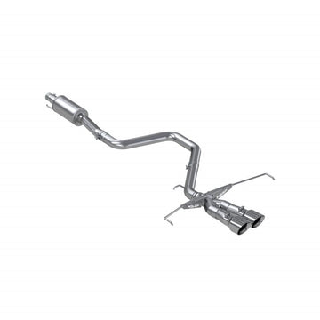 MBRP Exhaust MBRP S4705AL - 2019-2021 Hyundai Veloster Armor Lite Aluminized Steel 3 Inch Cat Back Dual Split Center Rear Exit Exhaust Sytem MBRP
