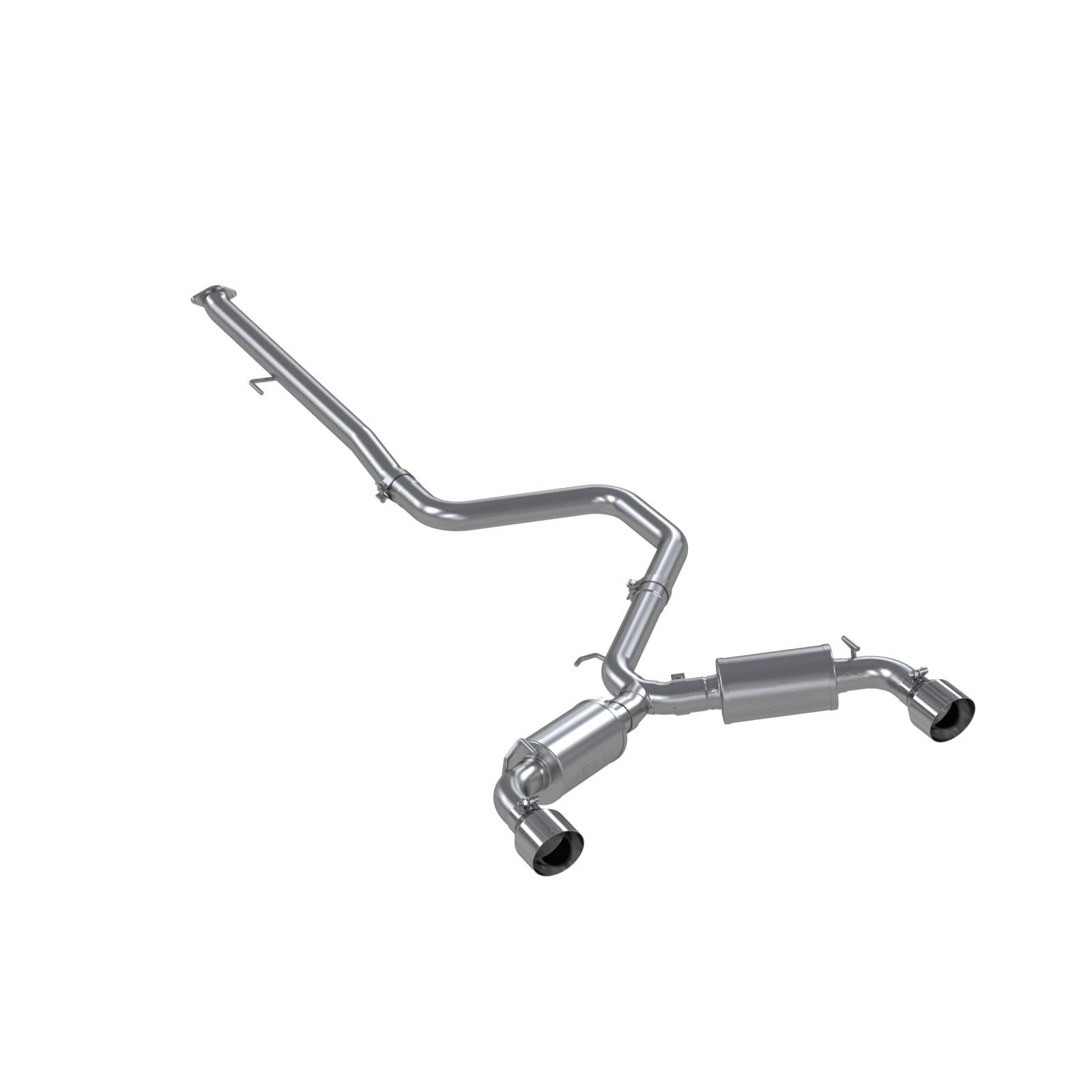 MBRP S4706AL - 3 inch Cat-Back Dual Split Rear (2) 5 inch OD Tips Included 19-22 Hyundai Veloster N Aluminized Steel MBRP 1