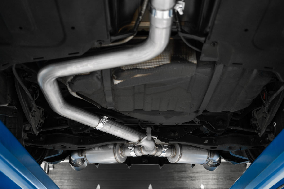MBRP S4706AL - 3 inch Cat-Back Dual Split Rear (2) 5 inch OD Tips Included 19-22 Hyundai Veloster N Aluminized Steel MBRP 2