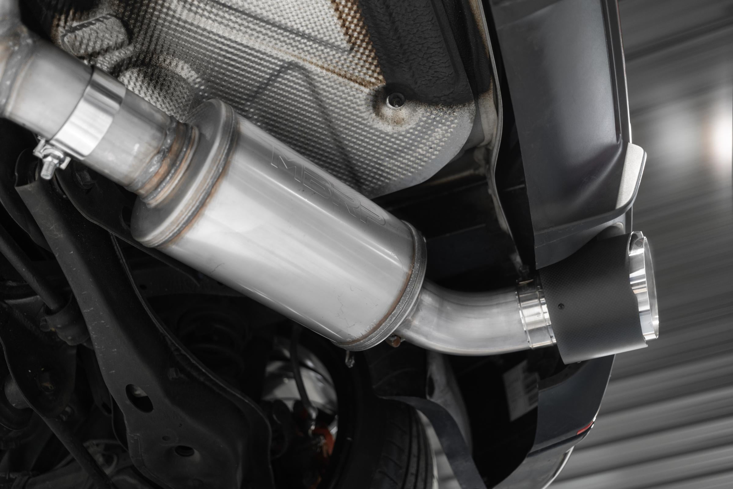 MBRP S4706AL - 3 inch Cat-Back Dual Split Rear (2) 5 inch OD Tips Included 19-22 Hyundai Veloster N Aluminized Steel MBRP 3