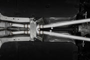 MBRP S4708304 2.5 Inch Cat-Back Dual Split Rear Quad Outlet T304 Stainless Steel Active Exhaust