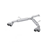 MBRP S4711AL 2.5 Inch Axle-Back Exhaust System Armor Lite Aluminized Steel Dual Quad Tips