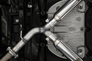 MBRP S4711AL 2.5 Inch Axle-Back Exhaust System Armor Lite Aluminized Steel Dual Quad Tips