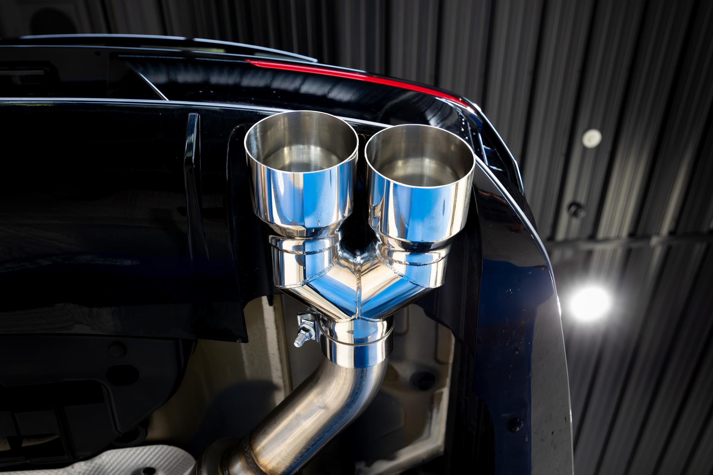 MBRP S4712AL - 2021-Up Hyundai Elantra N-Line 1.6L Turbo Armor Lite 3 Inch Axle-Back Single Rear Exit with Dual Outlet Tip MBRP 5