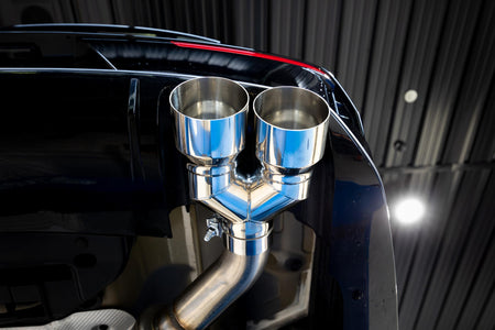 MBRP S4712AL - 2021-Up Hyundai Elantra N-Line 1.6L Turbo Armor Lite 3 Inch Axle-Back Single Rear Exit with Dual Outlet Tip MBRP 5