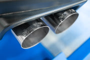 MBRP S4800304 - Subaru 3 Inch Cat Back Exhaust System Dual Split Rear-Quad Tips For 11-21 Subaru Impreza WRX Armor Pro MBRP