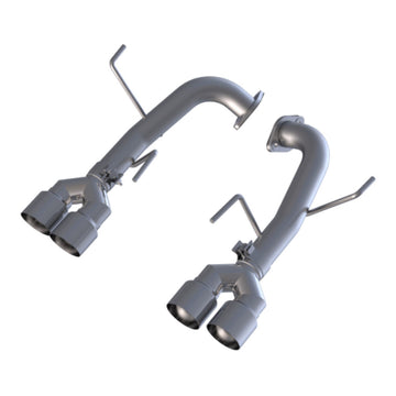 MBRP S4801304 - Armor Pro Subaru 2.5 Inch Axle Back Dual Split Rear-Quad Tips For 11-21 Subaru Impreza WRX MBRP