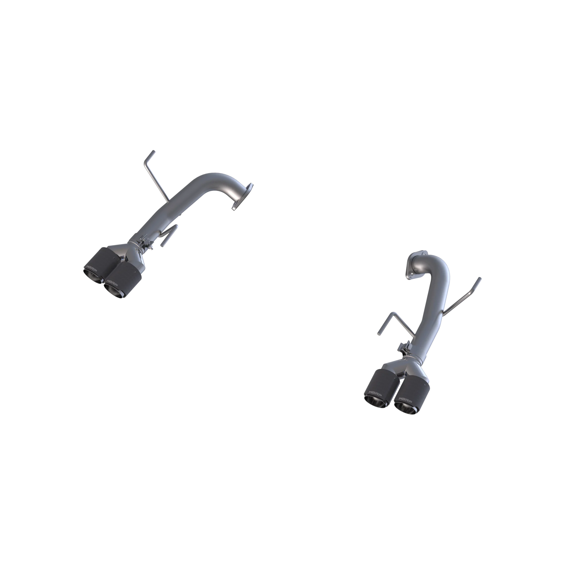 MBRP S48013CF - Subaru 2.5 Inch Axle Back Dual Split Rear-Quad Carbon Fiber Tips For 11-21 Subaru Impreza WRX Armor Pro MBRP