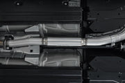 MBRP S4802304 - Subaru 3 Inch Cat Back Exhaust System Dual Split Rear-Quad Tips For 11-21 Subaru Impreza WRX Armor Pro MBRP