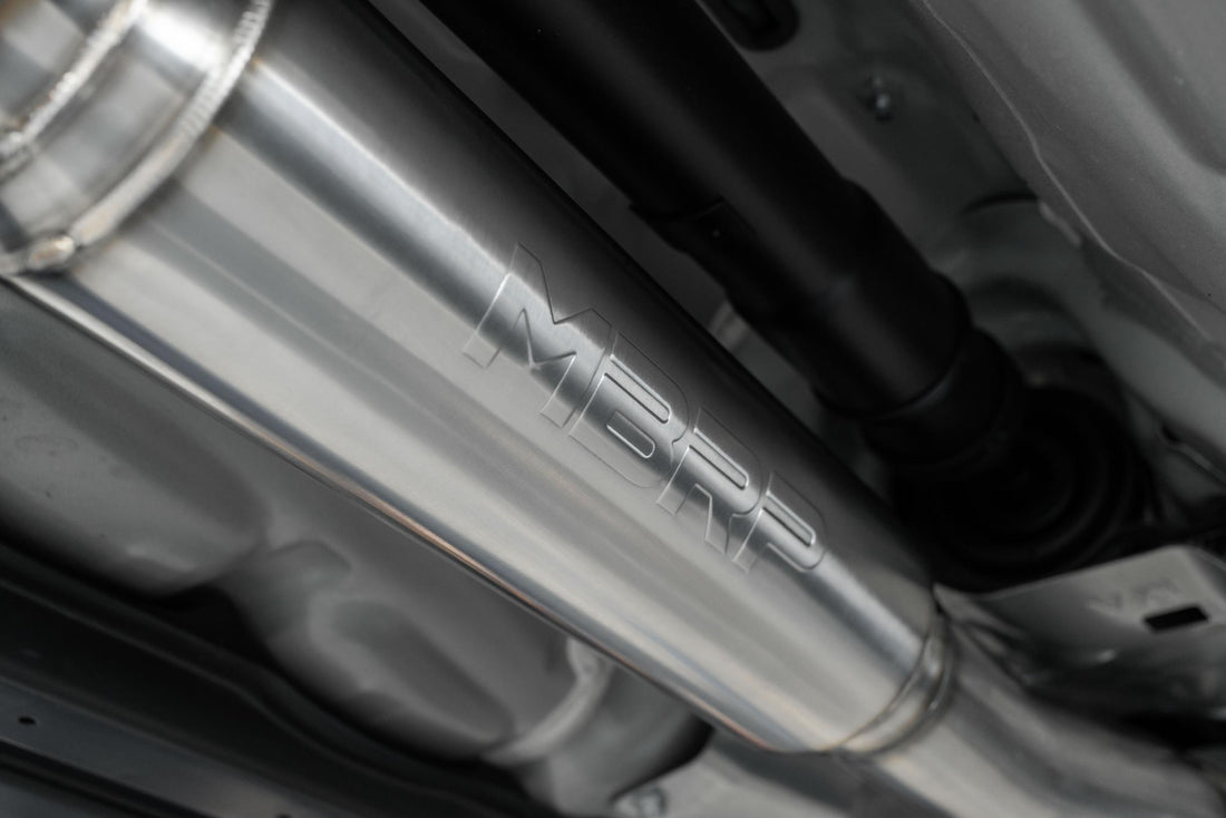 MBRP S4802304 - Subaru 3 Inch Cat Back Exhaust System Dual Split Rear-Quad Tips For 11-21 Subaru Impreza WRX Armor Pro MBRP