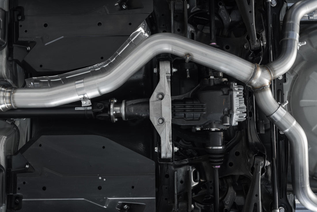 MBRP S4802304 - Subaru 3 Inch Cat Back Exhaust System Dual Split Rear-Quad Tips For 11-21 Subaru Impreza WRX Armor Pro MBRP
