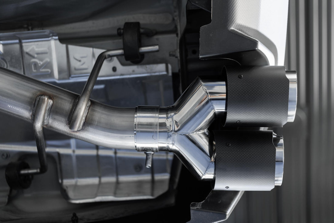 MBRP S4802304 - Subaru 3 Inch Cat Back Exhaust System Dual Split Rear-Quad Tips For 11-21 Subaru Impreza WRX Armor Pro MBRP