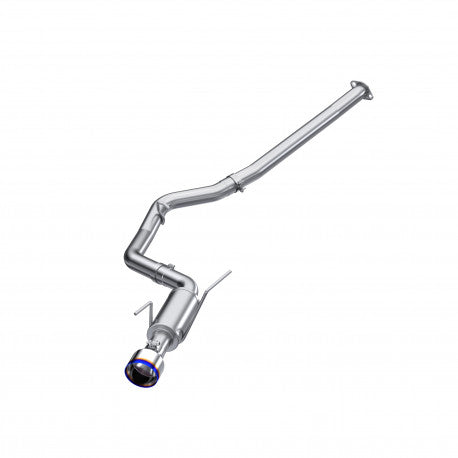 MBRP S48033BE - Subaru Impreza WRX/WRX STI 2.0L/2.5L 3.0 Inch Cat-Back Single Rear Exit T304 Stainless Steel with Burnt End Tip MBRP 1