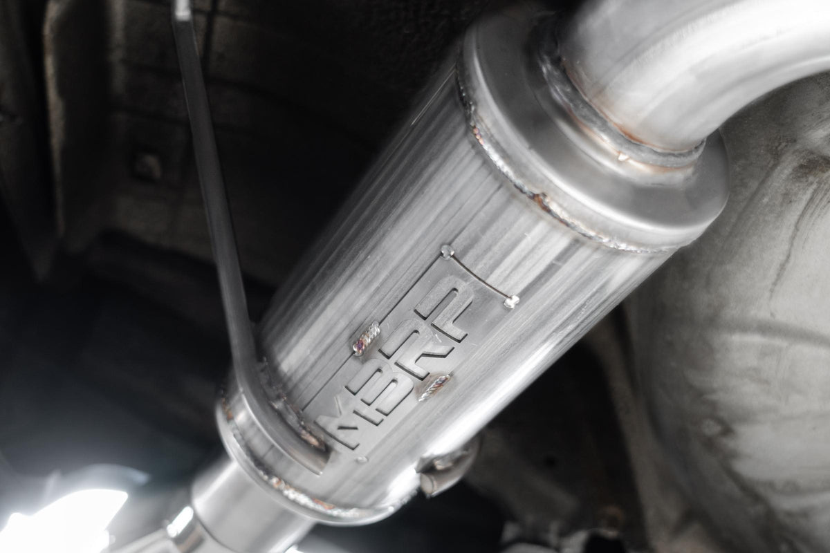 MBRP S48033BE - Subaru Impreza WRX/WRX STI 2.0L/2.5L 3.0 Inch Cat-Back Single Rear Exit T304 Stainless Steel with Burnt End Tip MBRP 4