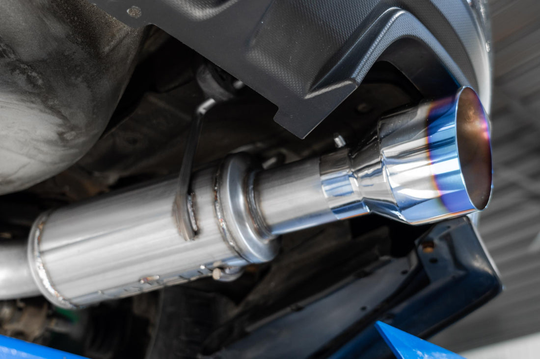 MBRP S48033BE - Subaru Impreza WRX/WRX STI 2.0L/2.5L 3.0 Inch Cat-Back Single Rear Exit T304 Stainless Steel with Burnt End Tip MBRP 5