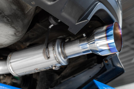 MBRP S48033CF - Subaru Impreza WRX/WRX STI 2.0L/2.5L 3.0 Inch Cat-Back Single Rear Exit T304 Stainless Steel with Carbon Fiber Tip MBRP 5