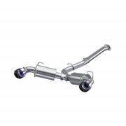 MBRP S48043BE T304 3 Inch Cat-Back Dual Split Rear Side Exit Burnt End Tips