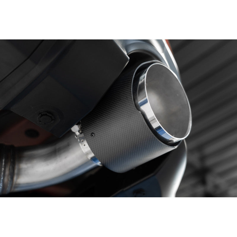MBRP S48043BE T304 3 Inch Cat-Back Dual Split Rear Side Exit Burnt End Tips