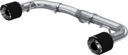 MBRP S48053CF T304 Stainless Steel 2.5 Inch Axle-Back Dual Split Rear with Carbon Fiber Tips