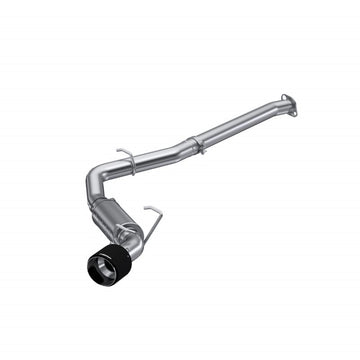 MBRP NA MBRP S48063CF - T304 Stainless Steel 3 Inch Cat-Back Single Rear Exit with Carbon Fiber Tips for 13-Up Subaru BRZ 17-Up Toyota GR86 and 13-16 Scion FR-S MBRP