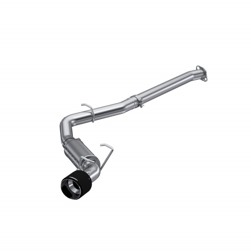 MBRP NA MBRP S48063CF - T304 Stainless Steel 3 Inch Cat-Back Single Rear Exit with Carbon Fiber Tips for 13-Up Subaru BRZ 17-Up Toyota GR86 and 13-16 Scion FR-S MBRP