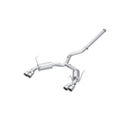 MBRP S4807304 - 22-Up Subaru WRX 2.4L T304 Stainless Steel 3 Inch Cat-Back Dual Split Rear Quad Tips Street Profile MBRP