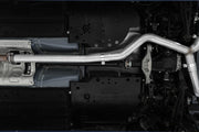 MBRP S48073CF T304 Stainless Steel 3 Inch Cat-Back Dual Split Rear Quad Carbon Fiber Tips