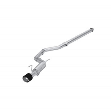 MBRP NA MBRP S48093CF - 22-Up Subaru WRX 2.4L T304 Stainless Steel 3 Inch Cat-Back Single Rear Exit Carbon Fiber Tip MBRP