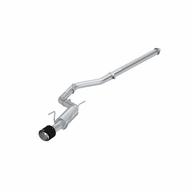 MBRP NA MBRP S48093CF - 22-Up Subaru WRX 2.4L T304 Stainless Steel 3 Inch Cat-Back Single Rear Exit Carbon Fiber Tip MBRP