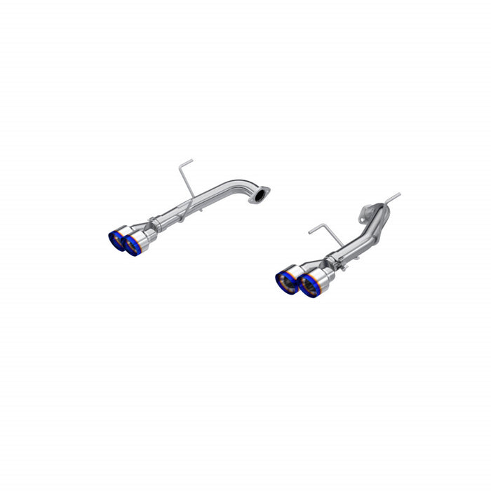 MBRP S48103BE - 22-Up Subaru WRX 2.4L T304 Stainless Steel 2.5 Inch Axle-back Dual Split Rear Quad BE Tips MBRP 1
