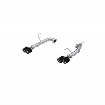 MBRP S48103CF - 22-Up Subaru WRX 2.4L T304 Stainless Steel 2.5 Inch Axle-back Dual Split Rear Quad CF Tips MBRP 1