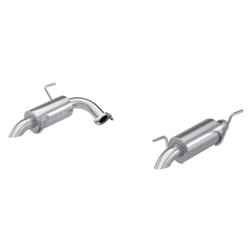 MBRP S4812304 2.5 Inch Axle-Back Dual Rear Turn Down T304 Stainless Steel