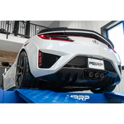 MBRP S49003CF Armor Pro 2.5 Inch Cat Back Triple Rear Exit T304 Stainless Steel Carbon Fiber Tips Exhaust System