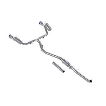 MBRP S49033BE T304SS 3 Inch Cat-Back 2.5 Inch Dual Split Rear Burnt End Tips