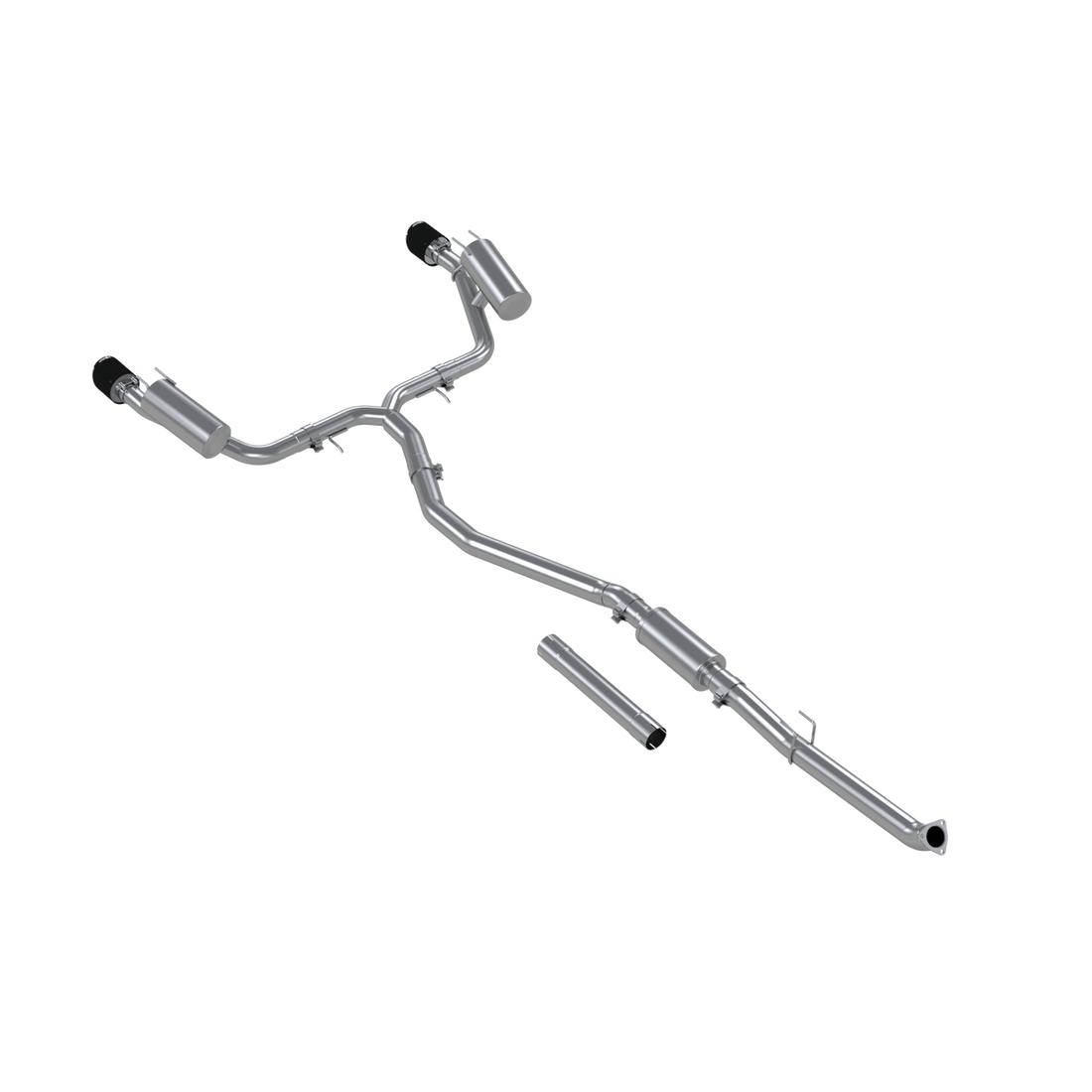 MBRP NA MBRP S49033CF - 23-Up Acura Integra 1.5L and 22-Up Honda Civic SI 1.5L Armor Pro T304SS, 3 Inch Cat-Back, 2.5 Inch Dual Split Rear with CF Tips MBRP