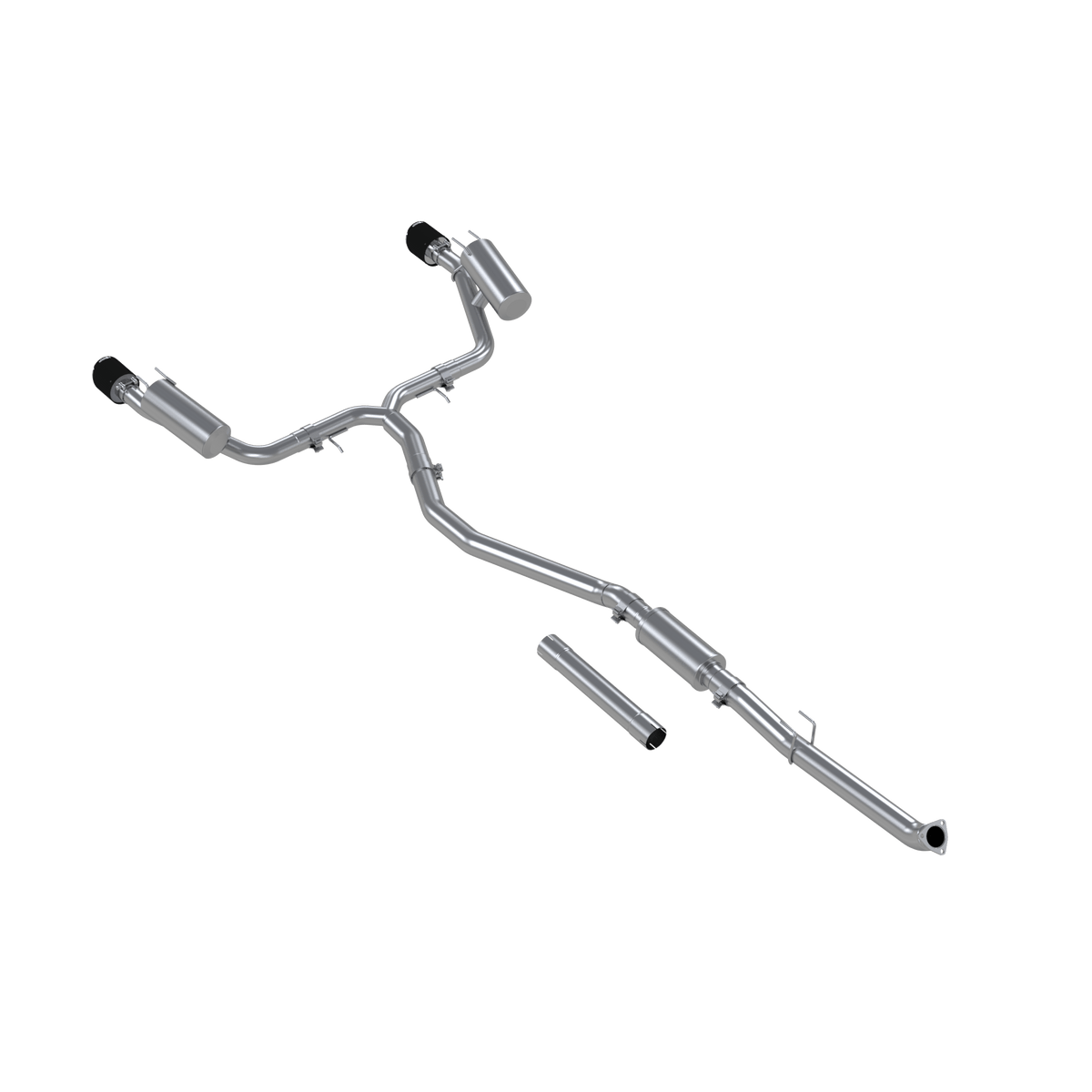 MBRP NA MBRP S49033CF - 23-Up Acura Integra 1.5L and 22-Up Honda Civic SI 1.5L Armor Pro T304SS, 3 Inch Cat-Back, 2.5 Inch Dual Split Rear with CF Tips MBRP