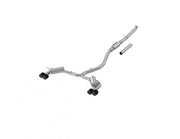 MBRP S49063CF Armor Lite 3 Inch Cat-Back 2.5 Inch Dual Split Rear Quad Carbon Fiber Tips