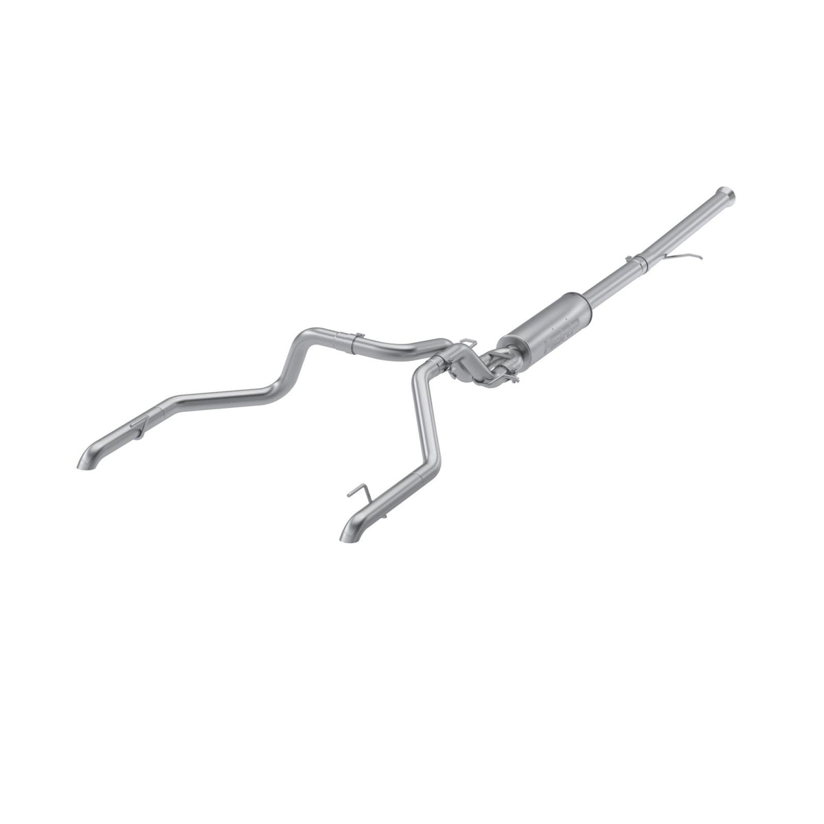 MBRP S5006304 - 2022-Up Chevrolet/GMC 1500 Silverado/Sierra ZR2/ ATX4 6.2L Armor Pro T304 Stainless Steel 3 Inch Cat-Back 2.5 Inch Dual Rear Turn Down MBRP 1